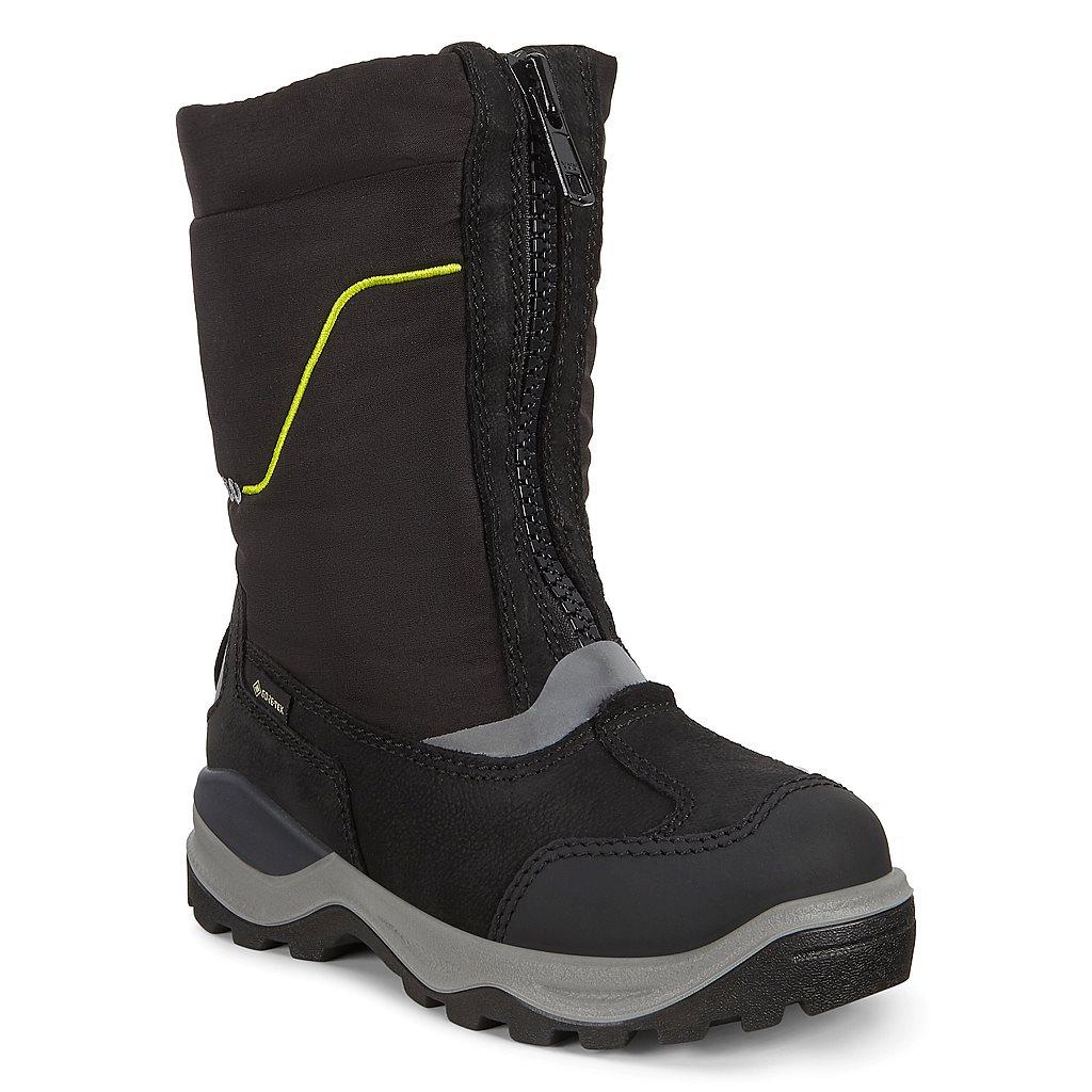 Bottes De Neige Ecco Snow Mountain Filles Noir 9186-GUIPZ